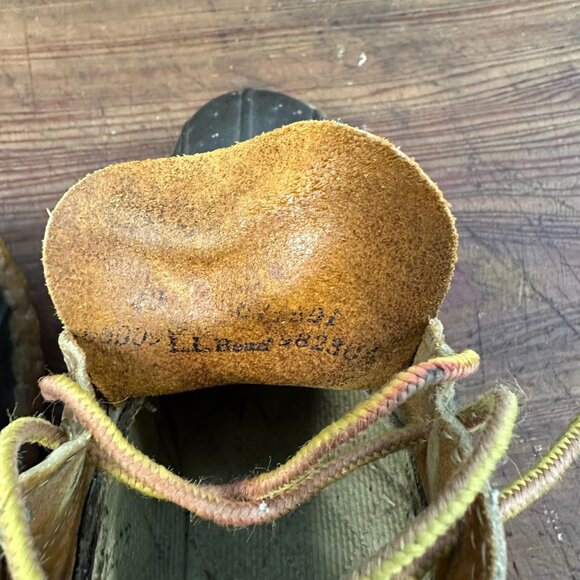 Vintage LL Bean Men's Bean Boots Rubber Mocs 10 - Picture 9 of 11